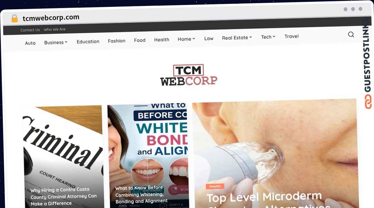 Publish Guest Post on tcmwebcorp.com