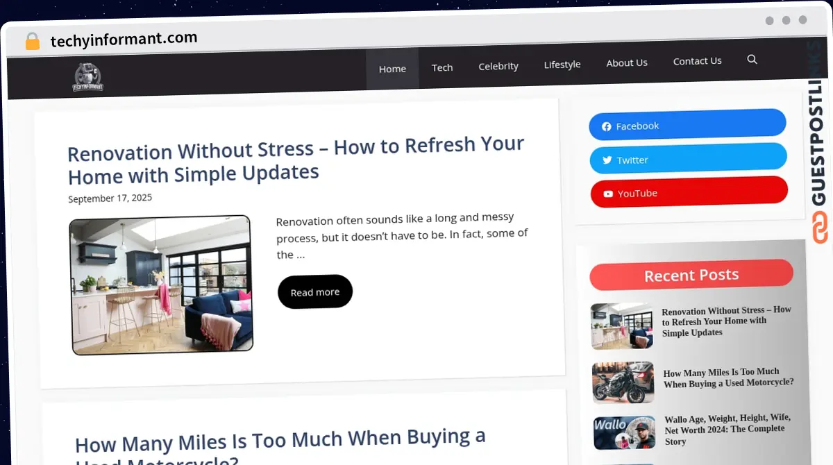 Publish Guest Post on techyinformant.com