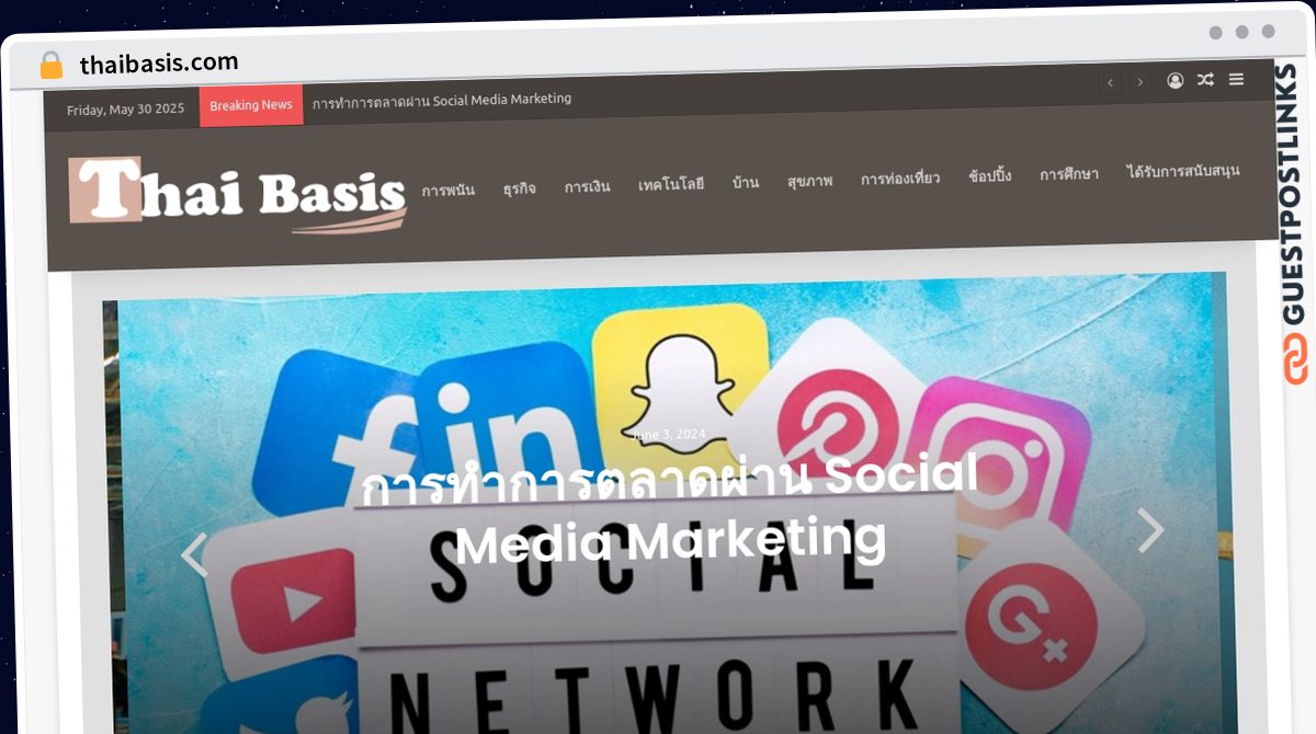 Publish Guest Post on thaibasis.com