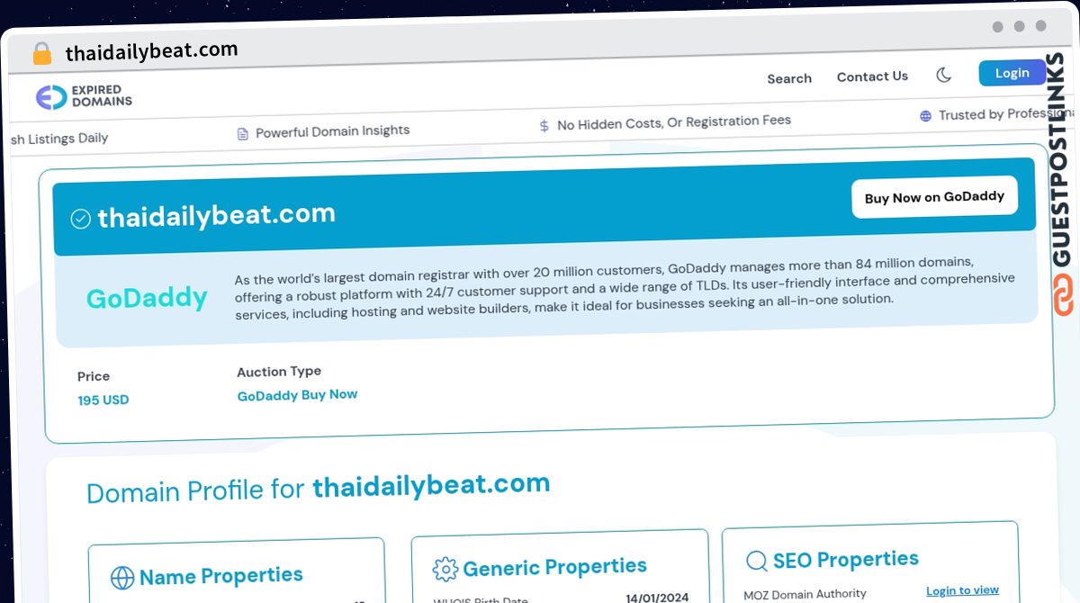 Publish Guest Post on thaidailybeat.com