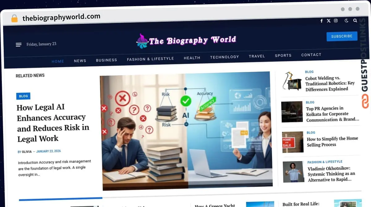 Publish Guest Post on thebiographyworld.com