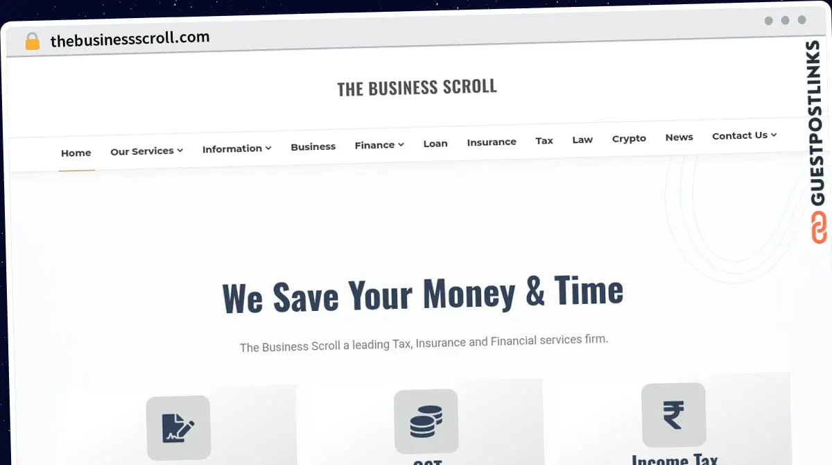 Publish Guest Post on thebusinessscroll.com