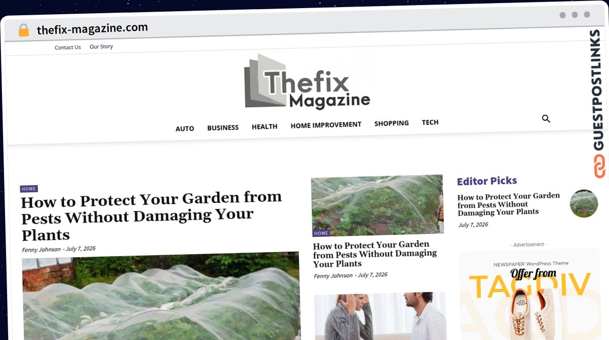 Publish Guest Post on thefix-magazine.com