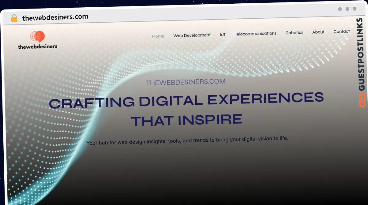 Publish Guest Post on thewebdesiners.com