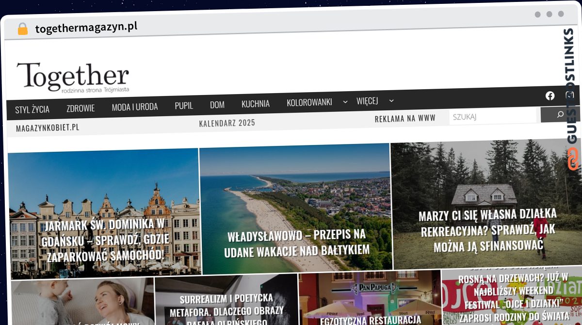 Publish Guest Post on togethermagazyn.pl