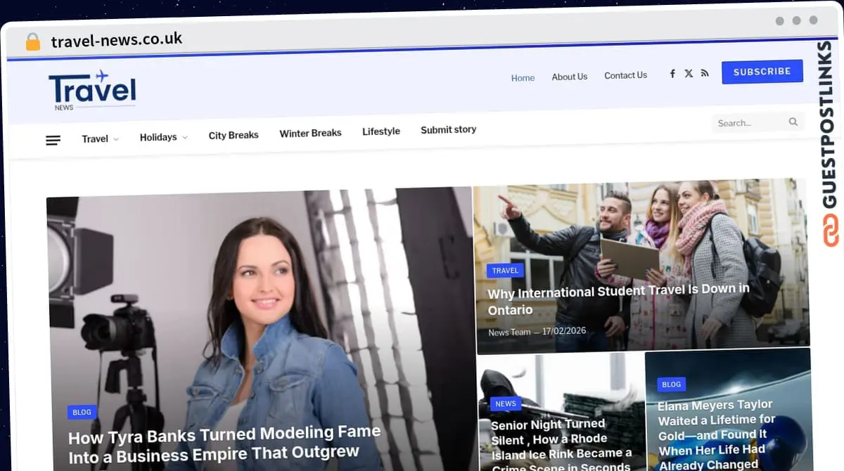 Publish Guest Post on travel-news.co.uk