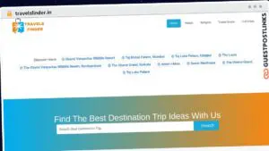 Publish Guest Post on travelsfinder.in