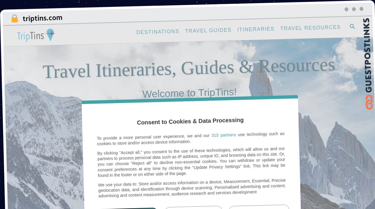Publish Guest Post on triptins.com