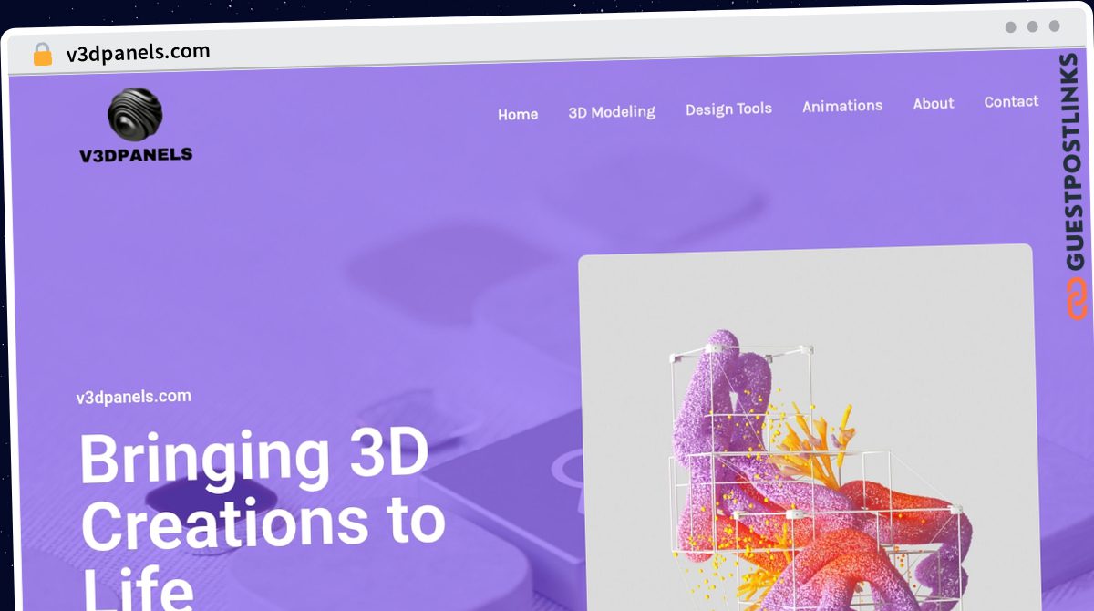 Publish Guest Post on v3dpanels.com