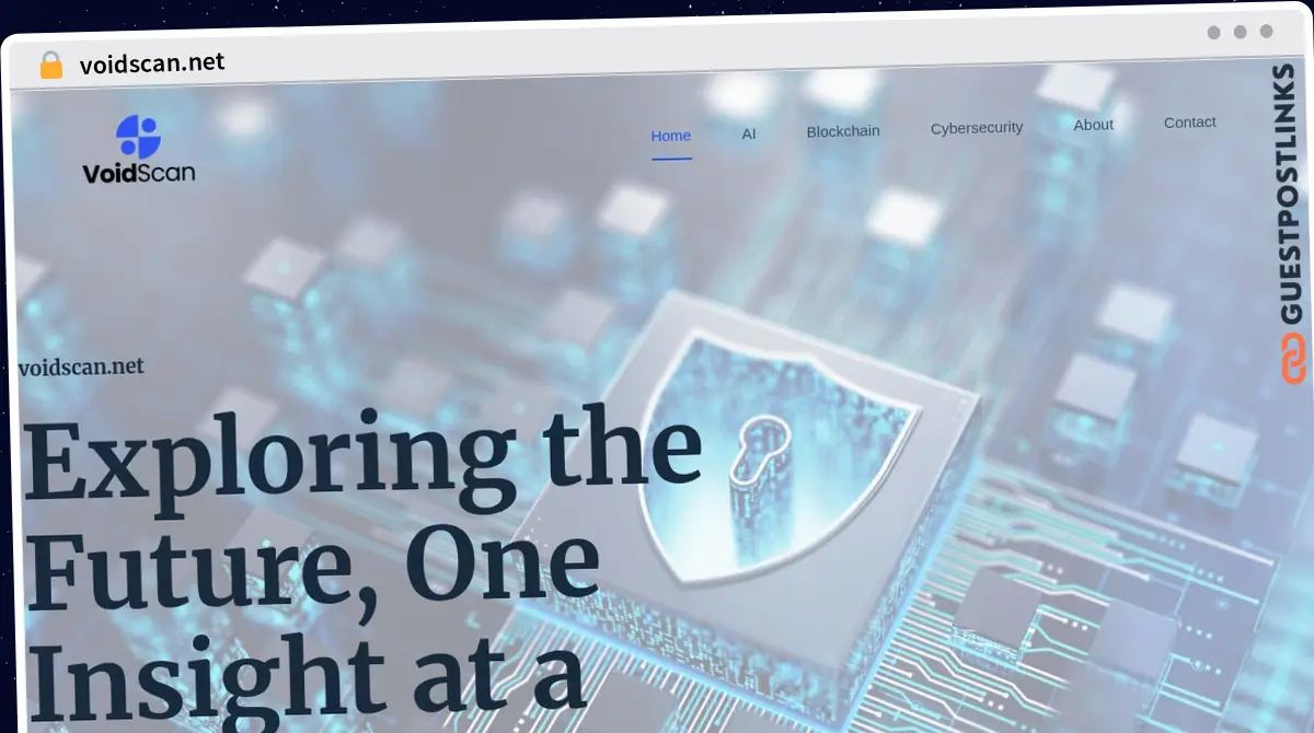 Publish Guest Post on voidscan.net