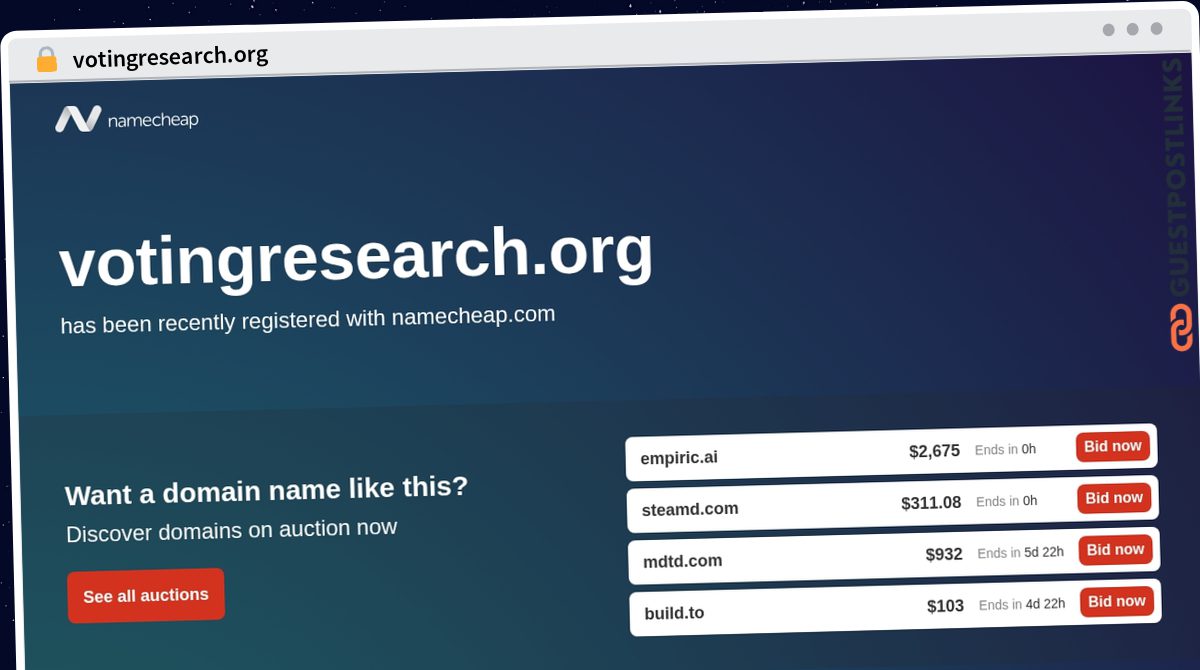 Publish Guest Post on votingresearch.org