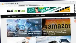 Publish Guest Post on weekendatlast.co.uk