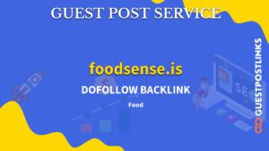 Buy Guest Post on foodsense.is