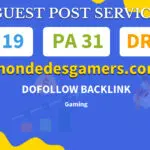 Buy Guest Post on mondedesgamers.com