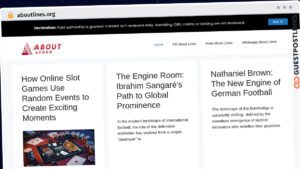 Publish Guest Post on aboutlines.org