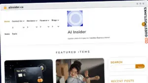 Publish Guest Post on aiinsider.ca