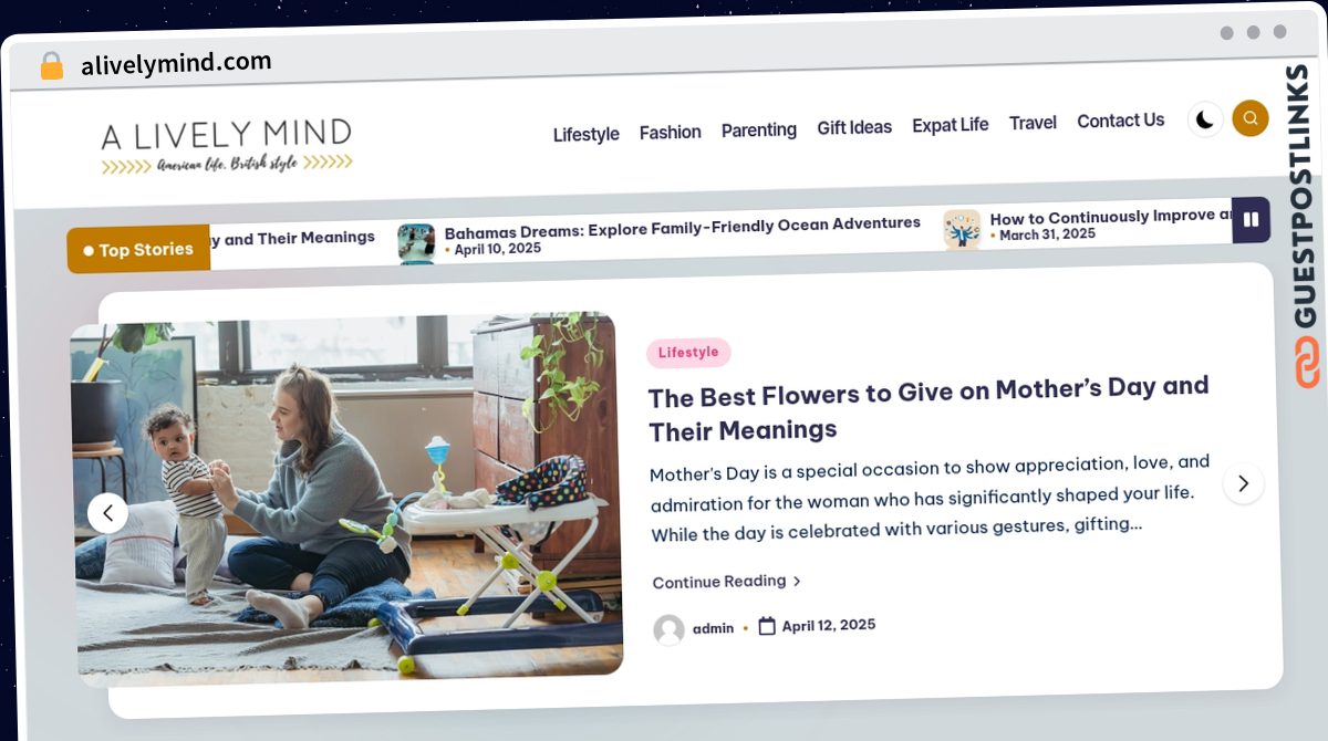 Publish Guest Post on alivelymind.com