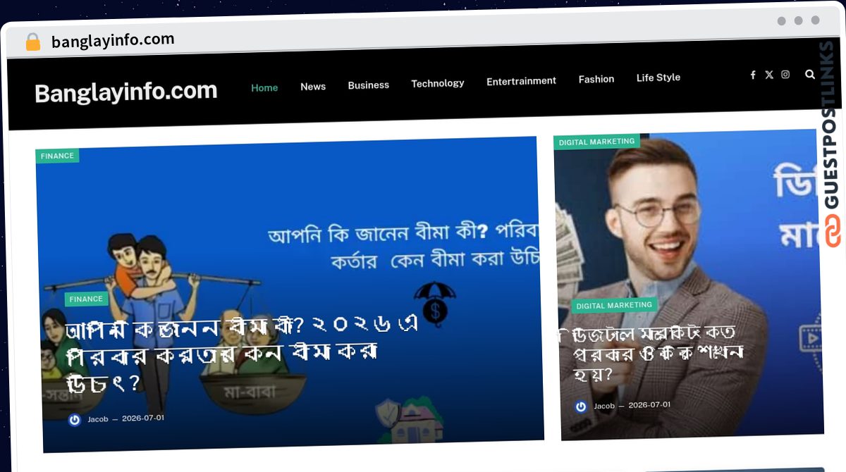 Publish Guest Post on banglayinfo.com