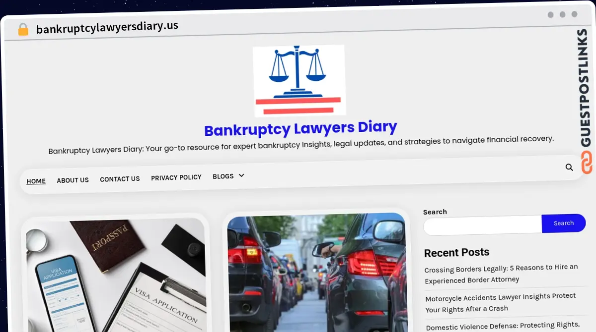 Publish Guest Post on bankruptcylawyersdiary.us
