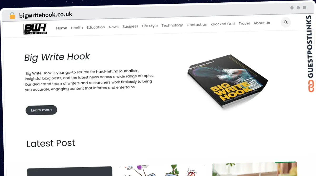 Publish Guest Post on bigwritehook.co.uk
