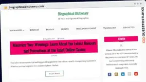 Publish Guest Post on biographicaldictionary.com