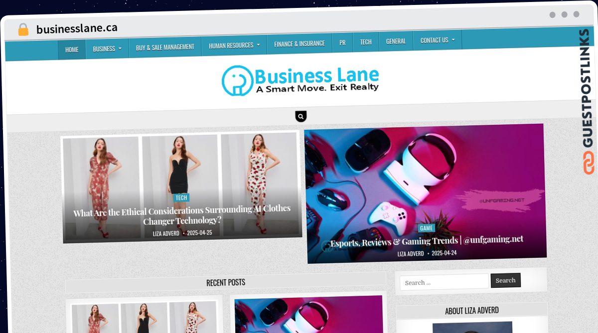 Publish Guest Post on businesslane.ca