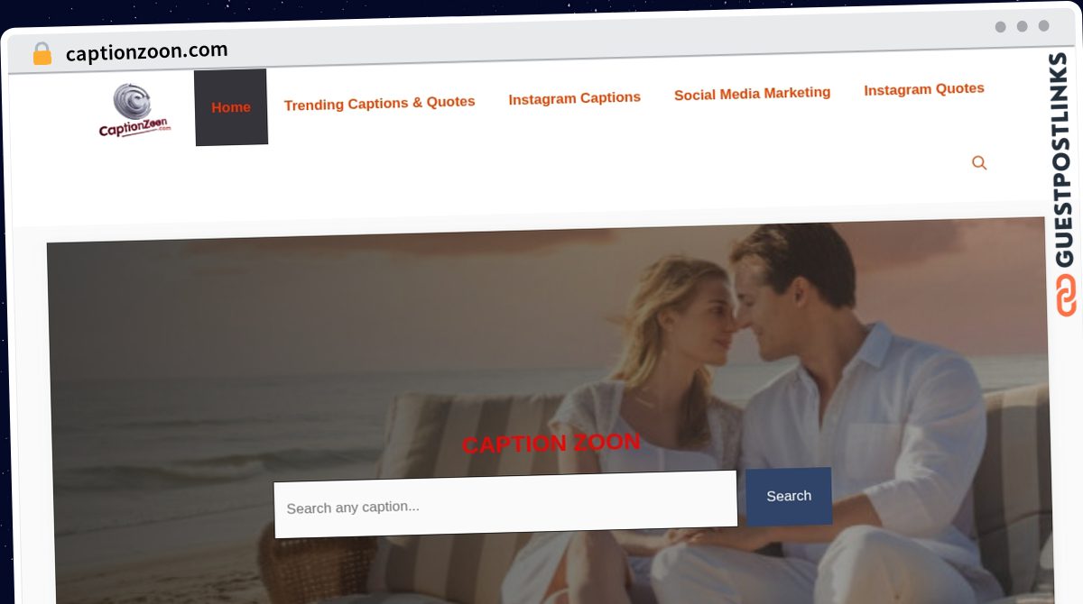 Publish Guest Post on captionzoon.com