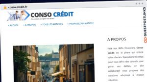 Publish Guest Post on conso-credit.fr