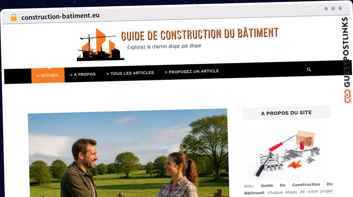 Publish Guest Post on construction-batiment.eu