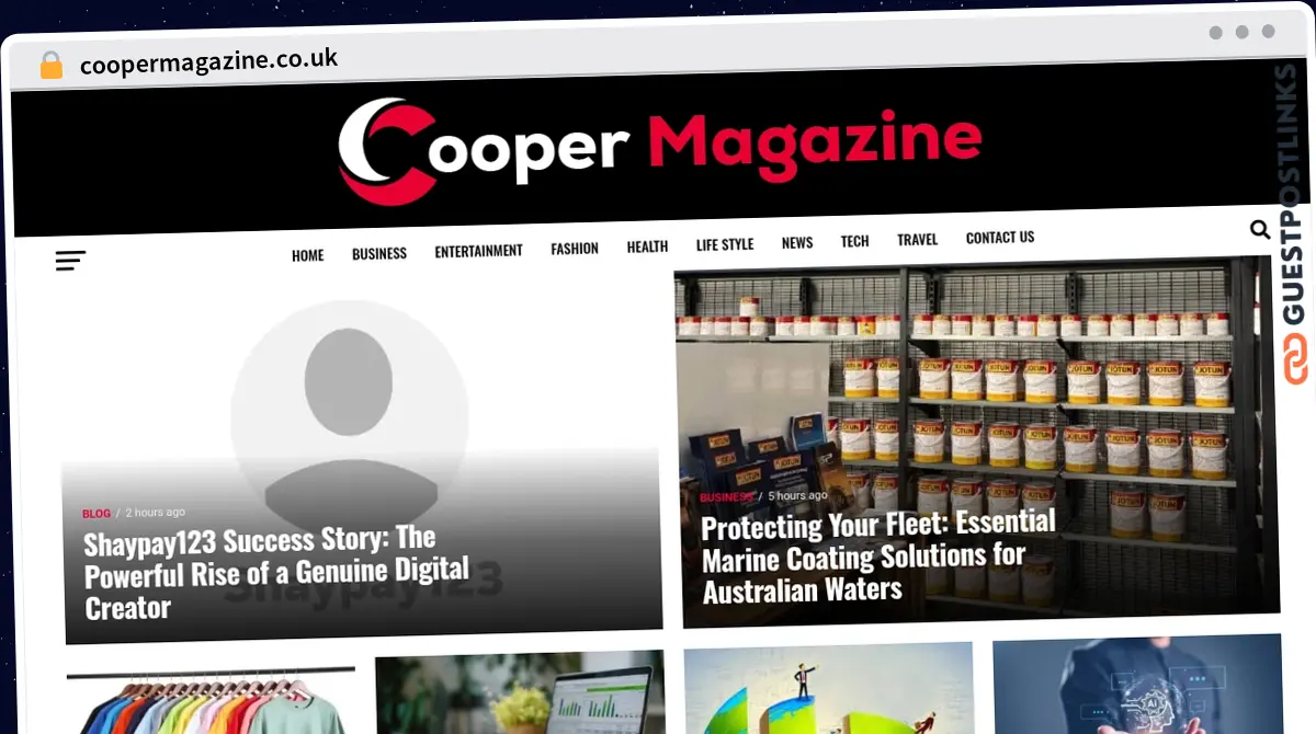 Publish Guest Post on coopermagazine.co.uk