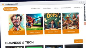 Publish Guest Post on crackuppuns.com