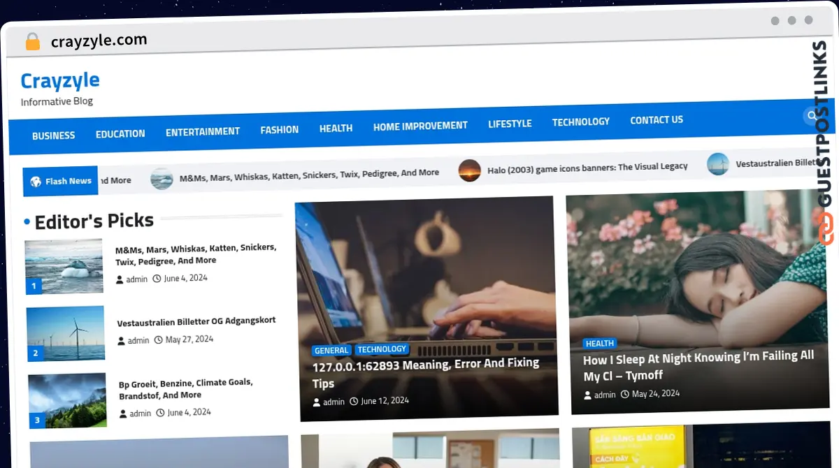 Publish Guest Post on crayzyle.com