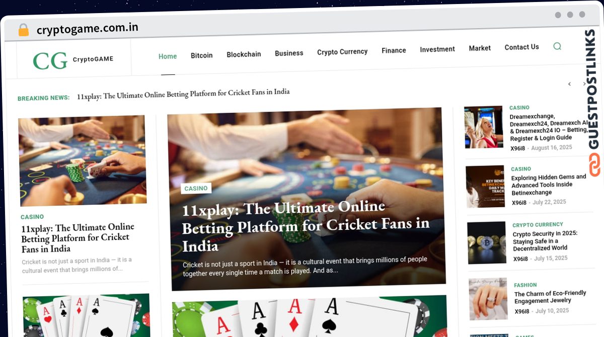 Publish Guest Post on cryptogame.com.in