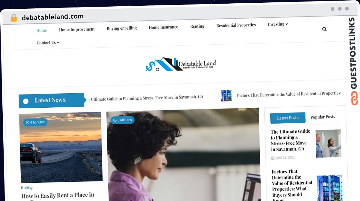 Publish Guest Post on debatableland.com