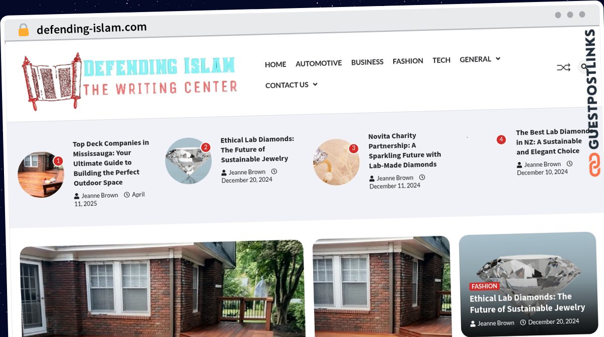 Publish Guest Post on defending-islam.com