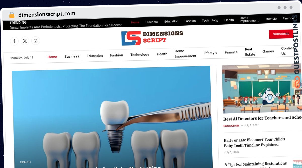 Publish Guest Post on dimensionsscript.com