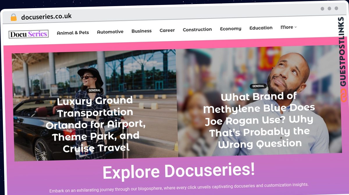 Publish Guest Post on docuseries.co.uk