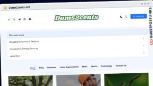 Publish Guest Post on doms2cents.net