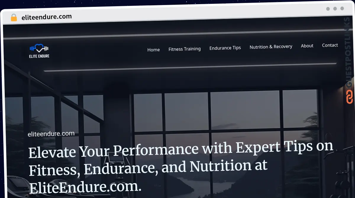 Publish Guest Post on eliteendure.com