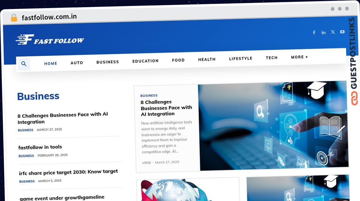Publish Guest Post on fastfollow.com.in