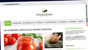 Publish Guest Post on fermeduplateau.fr