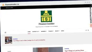 Publish Guest Post on financeinsider.ca