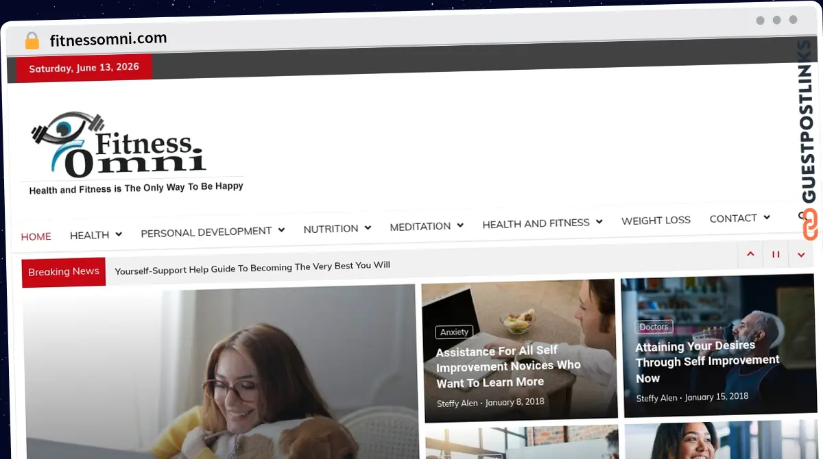 Publish Guest Post on fitnessomni.com