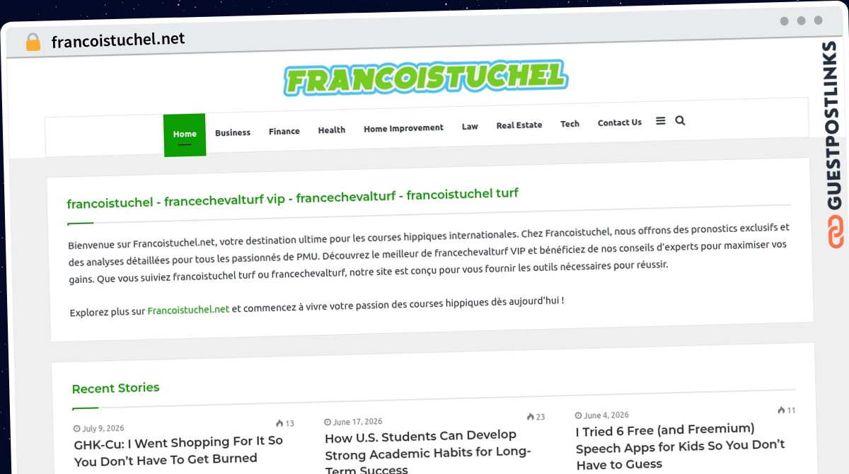Publish Guest Post on francoistuchel.net