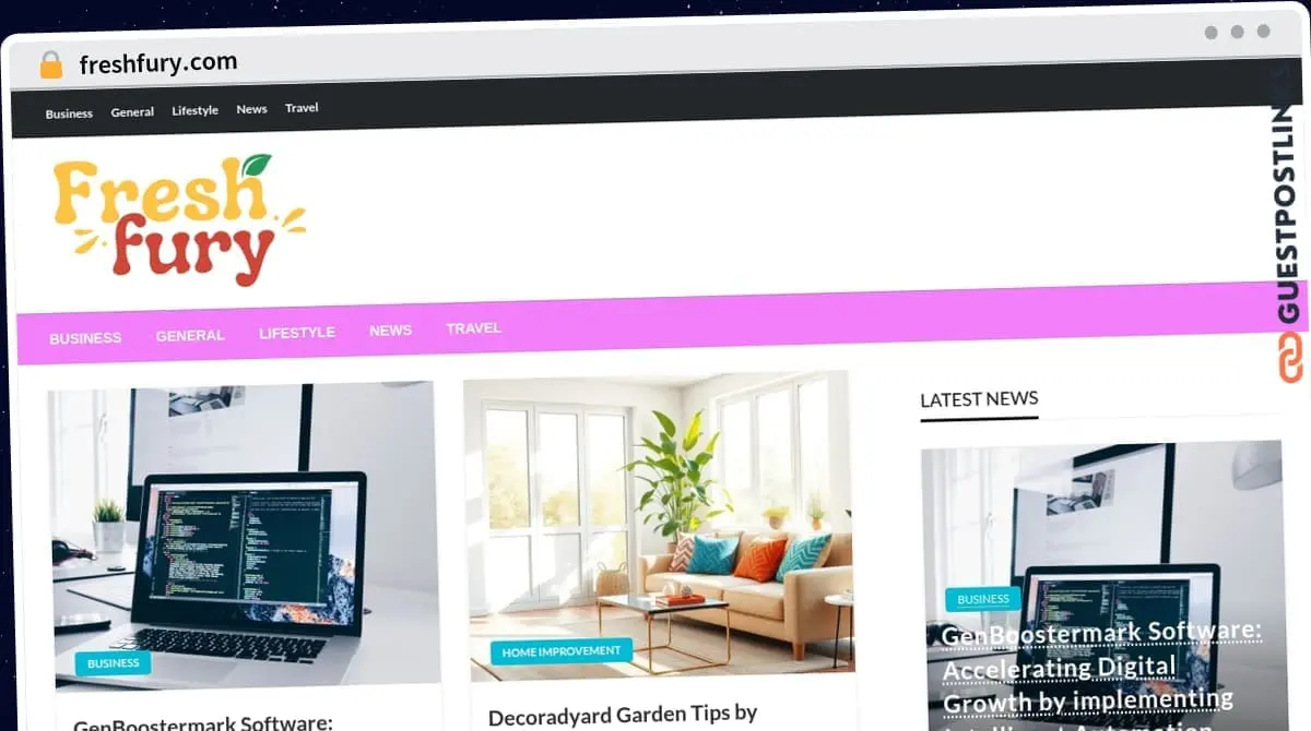 Publish Guest Post on freshfury.com