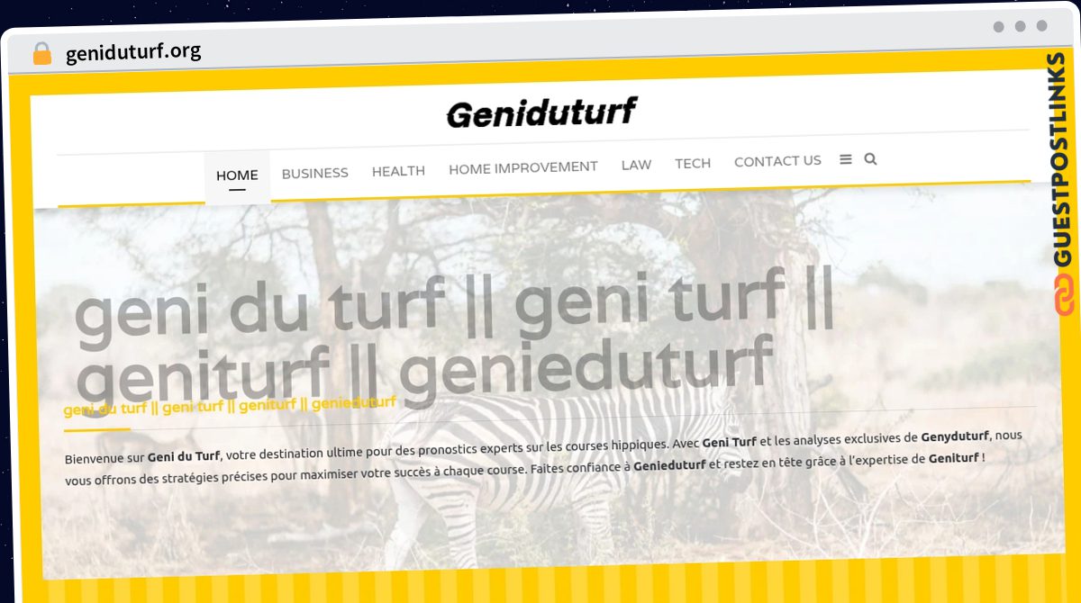 Publish Guest Post on geniduturf.org