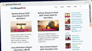 Publish Guest Post on getshayarihub.com