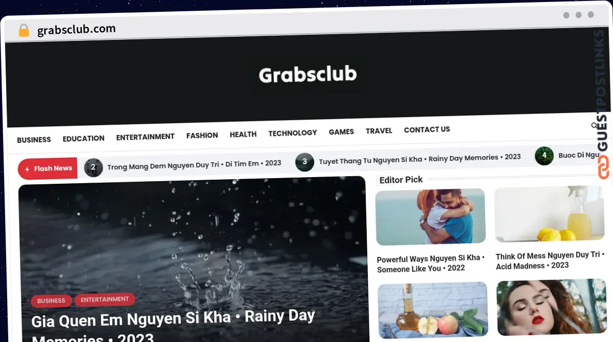 Publish Guest Post on grabsclub.com