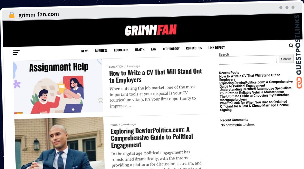 Publish Guest Post on grimm-fan.com