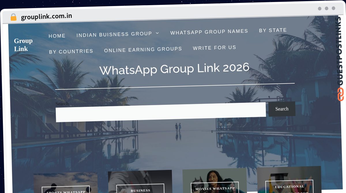 Publish Guest Post on grouplink.com.in